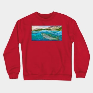 Rainbow trout Crewneck Sweatshirt